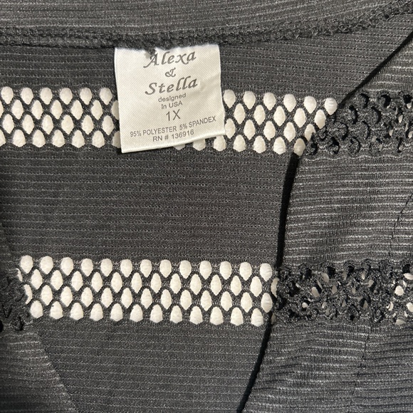 Black bathing suit cover up - Picture 2 of 4